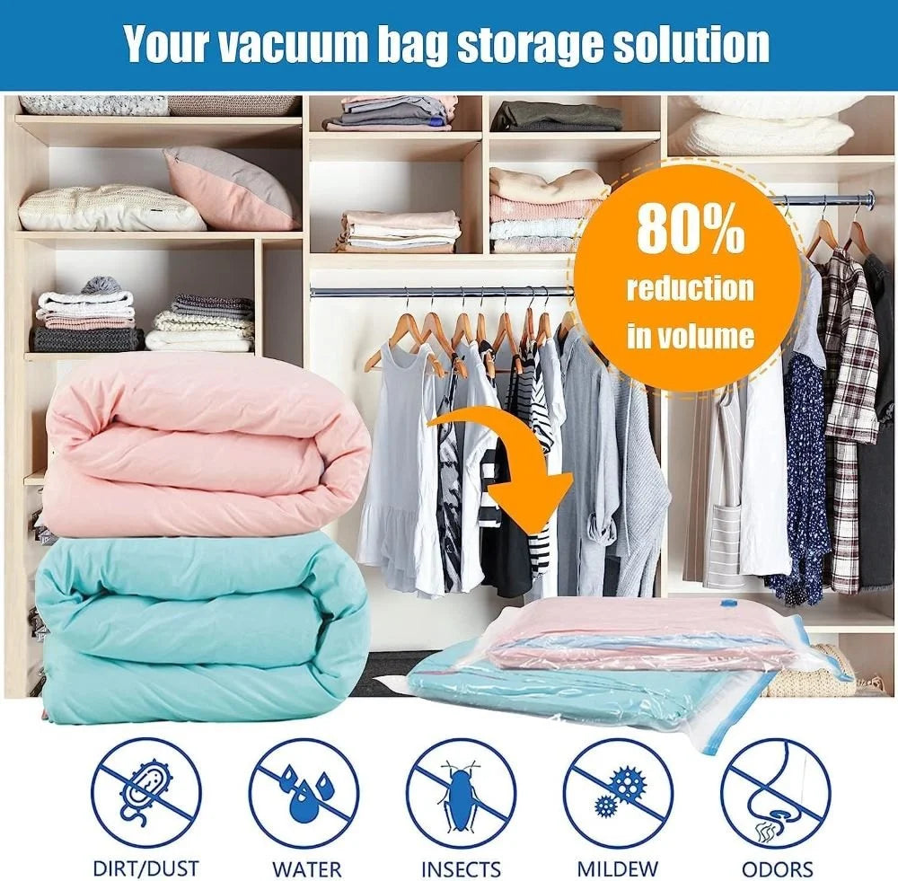 Vacuum Storage Bags with Pump
