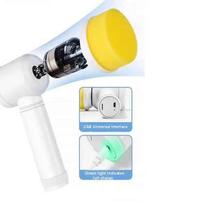 5-in-1 Electric Spin Scrubber