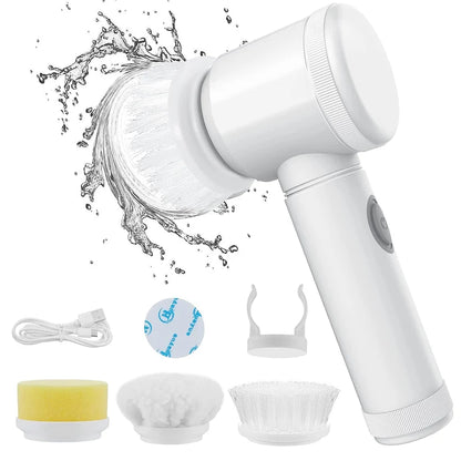 5-in-1 Electric Spin Scrubber