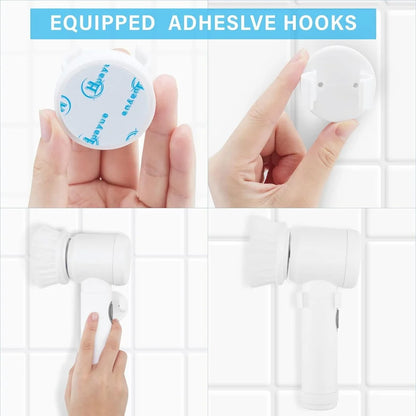 5-in-1 Electric Spin Scrubber