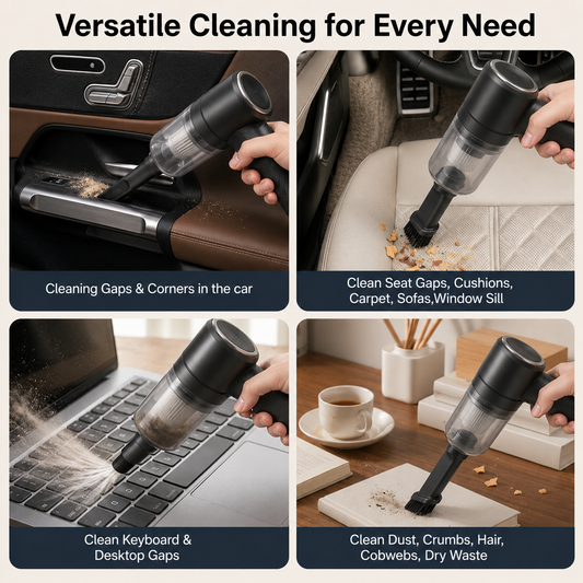 Cordless Mini Air Duster + Vacuum