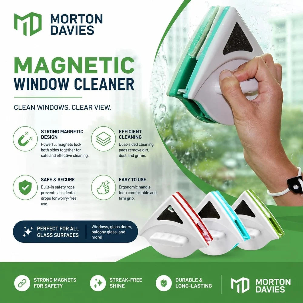 Magnetic Window Glass Double-Sided Wiper