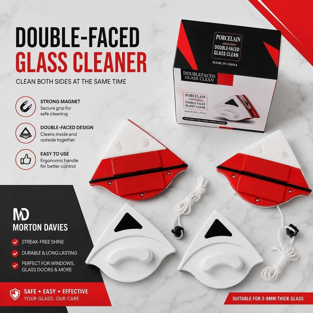 Magnetic Window Glass Double-Sided Wiper