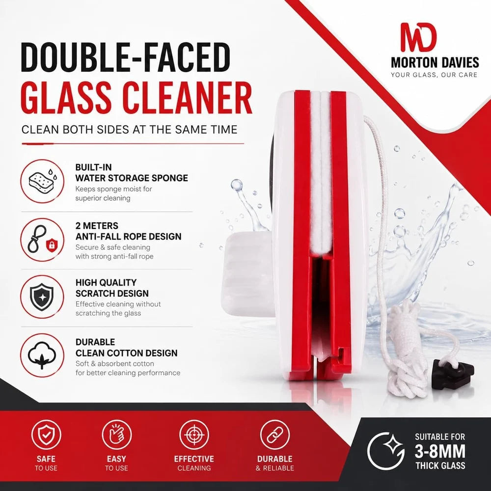 Magnetic Window Glass Double-Sided Wiper