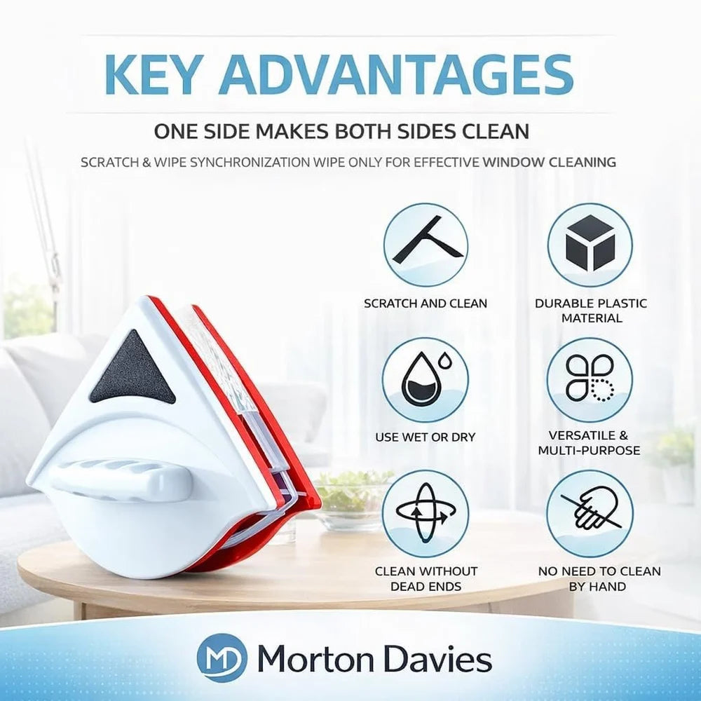 Magnetic Window Glass Double-Sided Wiper