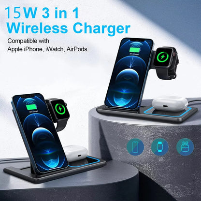3-in-1 Wireless Charger Stand