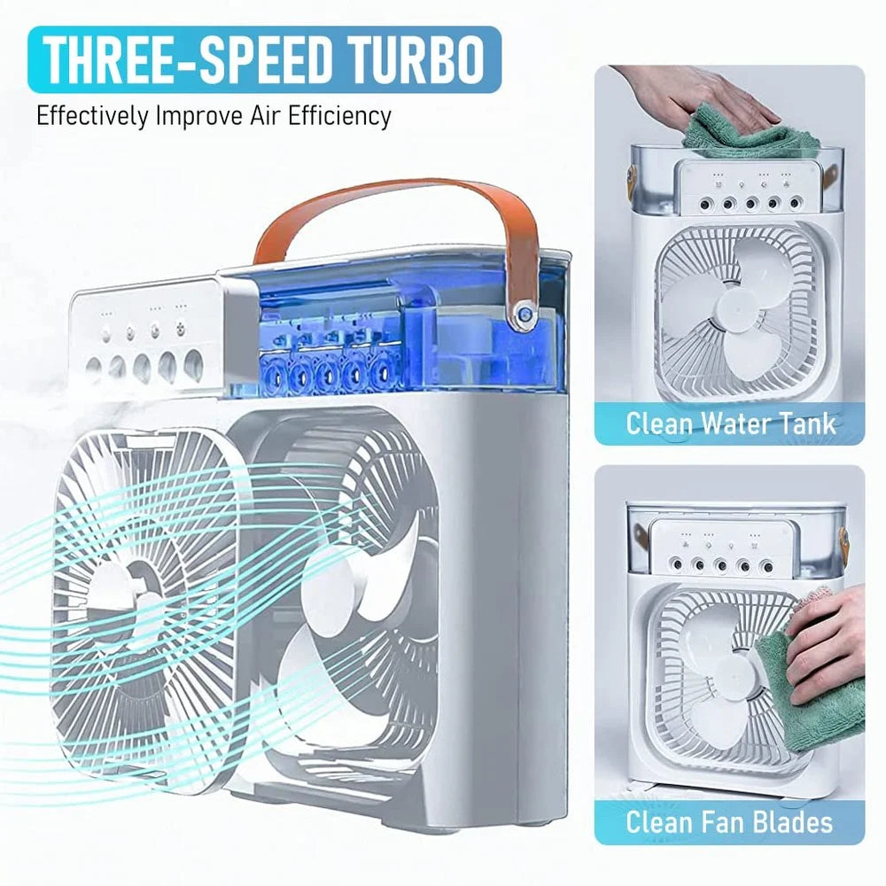 Portable Air Cooler Fan with Humidifier