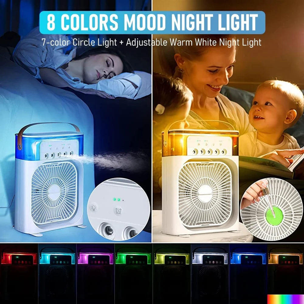 Portable Air Cooler Fan with Humidifier