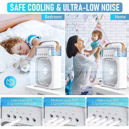 Portable Air Cooler Fan with Humidifier