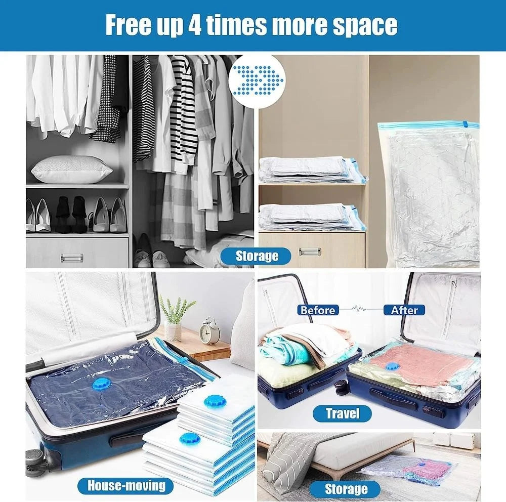 Vacuum Storage Bags with Pump